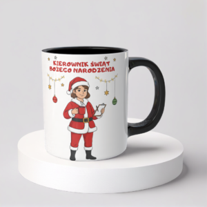 Świąteczny Kubek na Święta - Kierownik Świąt Bożego Narodzenia Żona